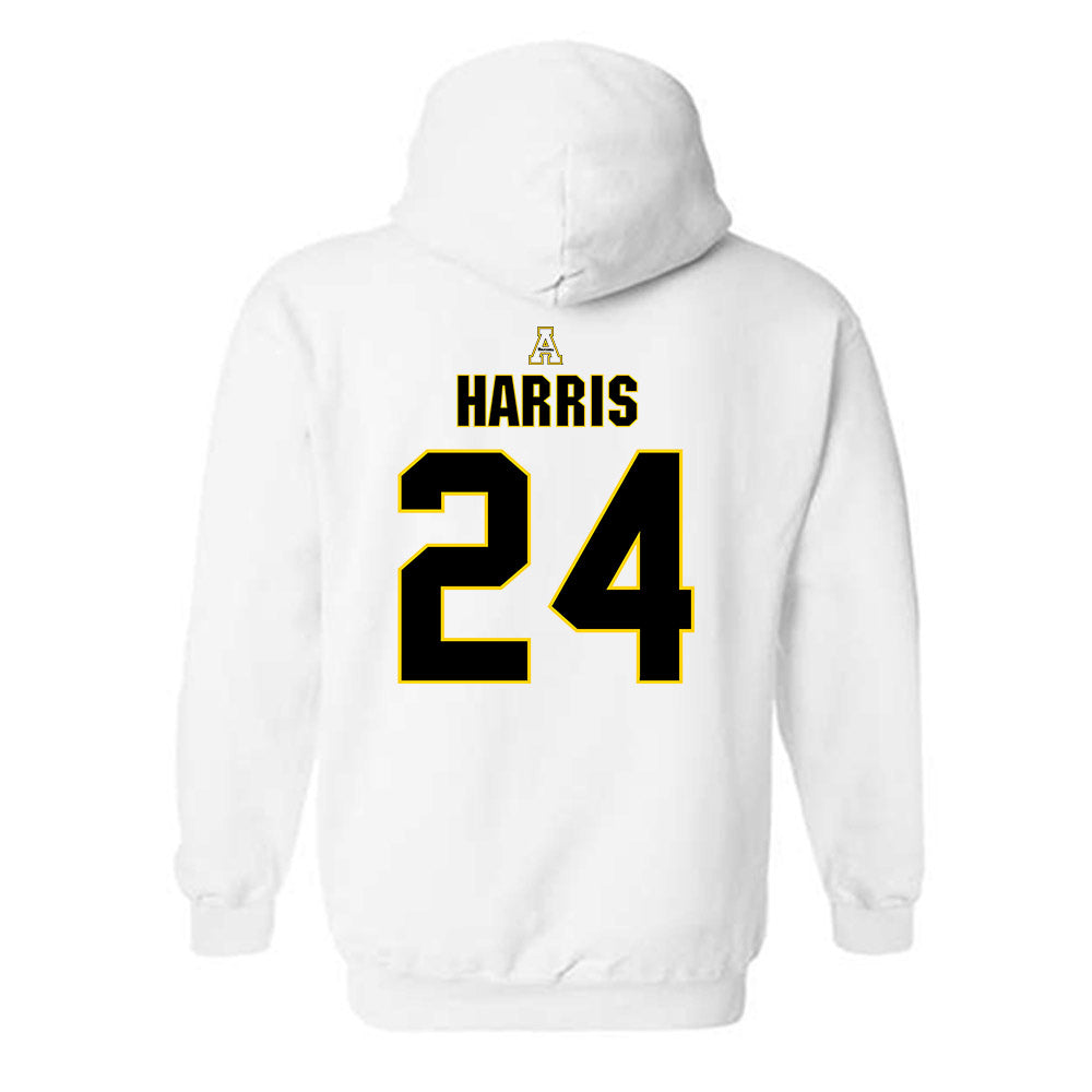App State - NCAA Baseball : Everette Harris - Replica Shersey Hooded Sweatshirt-1