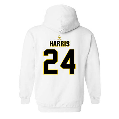 App State - NCAA Baseball : Everette Harris - Replica Shersey Hooded Sweatshirt-1