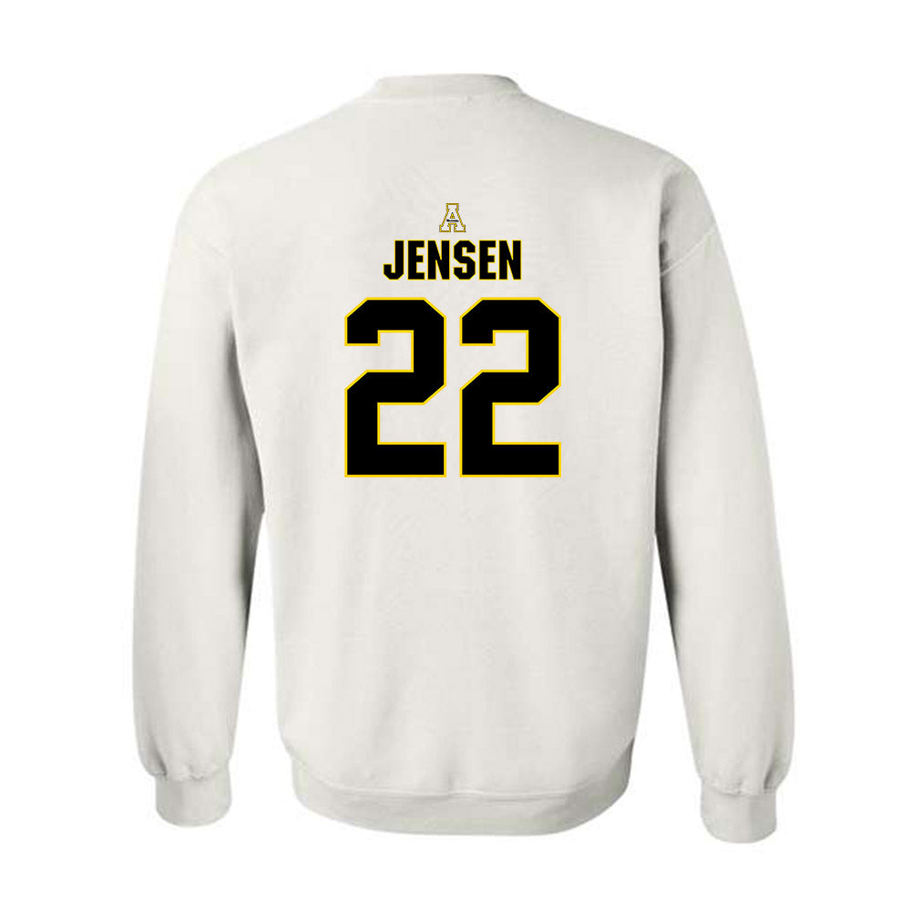 App State - NCAA Baseball : Tate Jensen - Replica Shersey Crewneck Sweatshirt-1