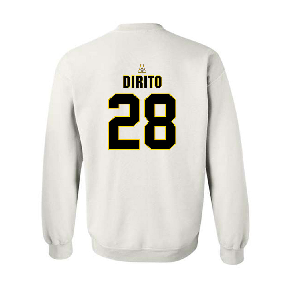 App State - NCAA Baseball : Nick DiRito - Replica Shersey Crewneck Sweatshirt-1