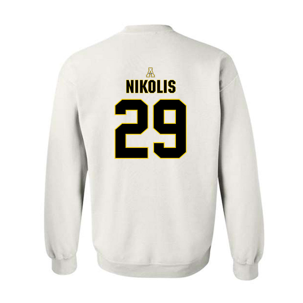 App State - NCAA Baseball : Trevor Nikolis - Replica Shersey Crewneck Sweatshirt-1