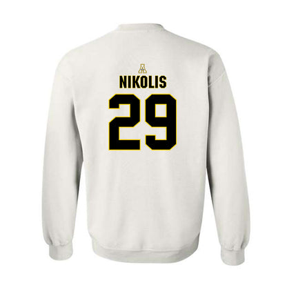 App State - NCAA Baseball : Trevor Nikolis - Replica Shersey Crewneck Sweatshirt-1