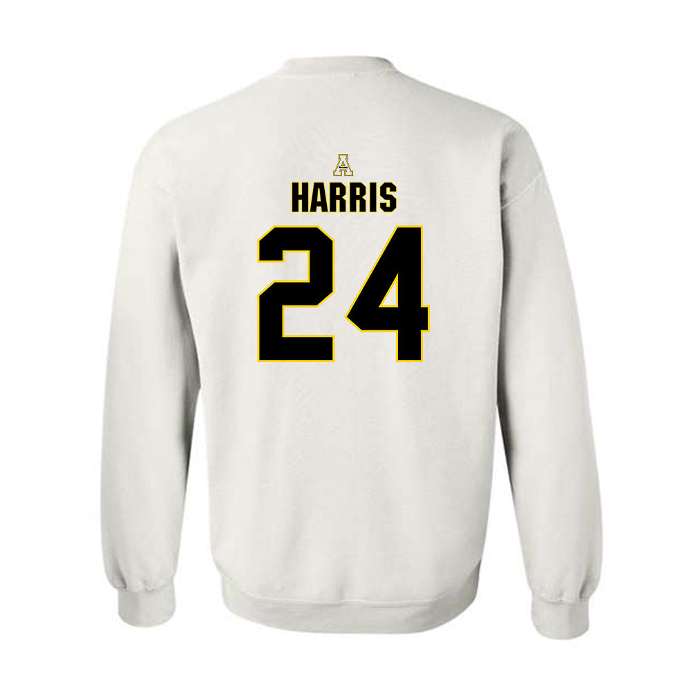 App State - NCAA Baseball : Everette Harris - Replica Shersey Crewneck Sweatshirt-1