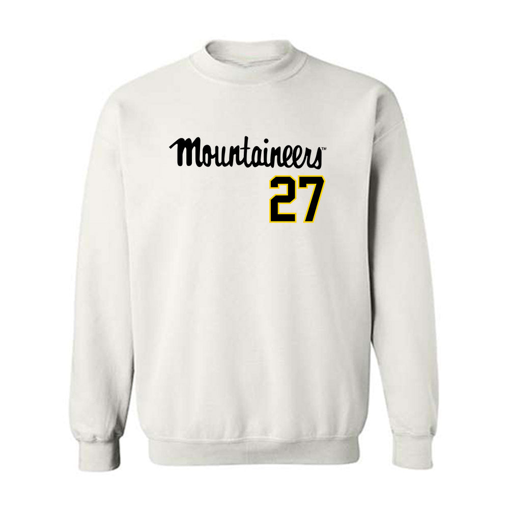 App State - NCAA Baseball : Tank Yaghoubi - Replica Shersey Crewneck Sweatshirt-0