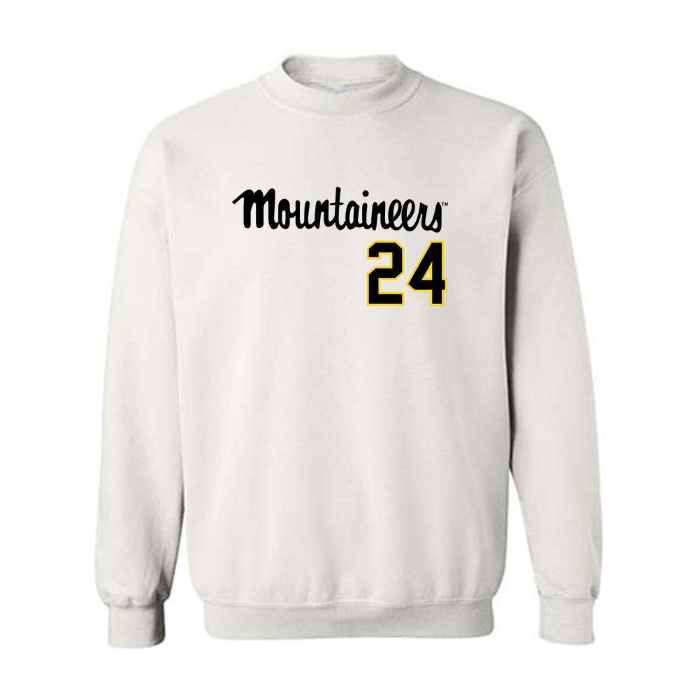 App State - NCAA Baseball : Everette Harris - Replica Shersey Crewneck Sweatshirt-0