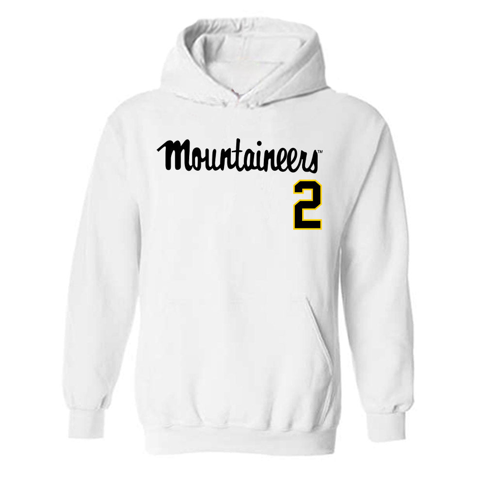 App State - NCAA Baseball : Jake Mummau - Replica Shersey Hooded Sweatshirt-0