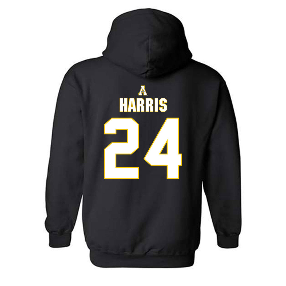 App State - NCAA Baseball : Everette Harris - Replica Shersey Hooded Sweatshirt-1