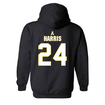 App State - NCAA Baseball : Everette Harris - Replica Shersey Hooded Sweatshirt-1