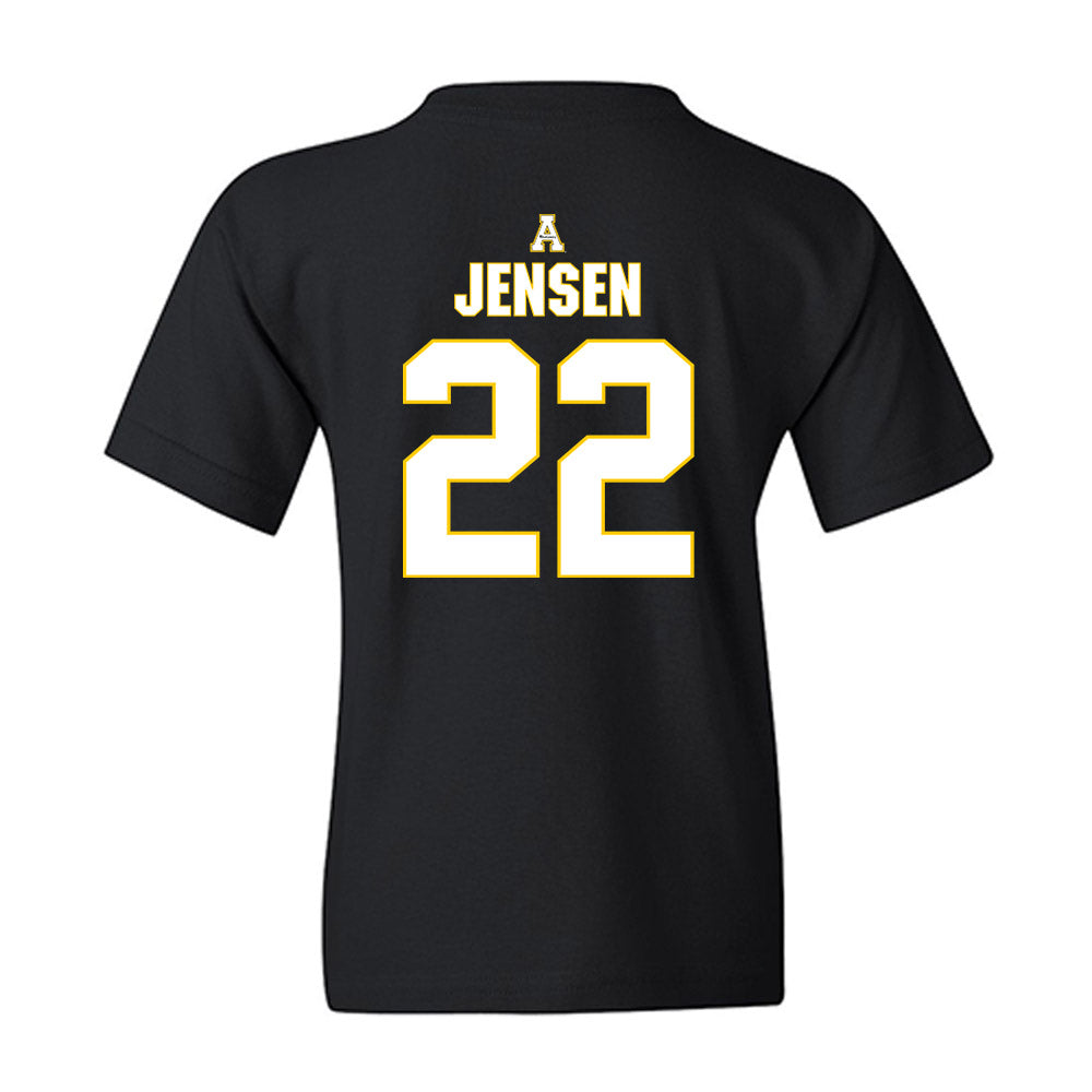 App State - NCAA Baseball : Tate Jensen - Replica Shersey Youth T-Shirt-1