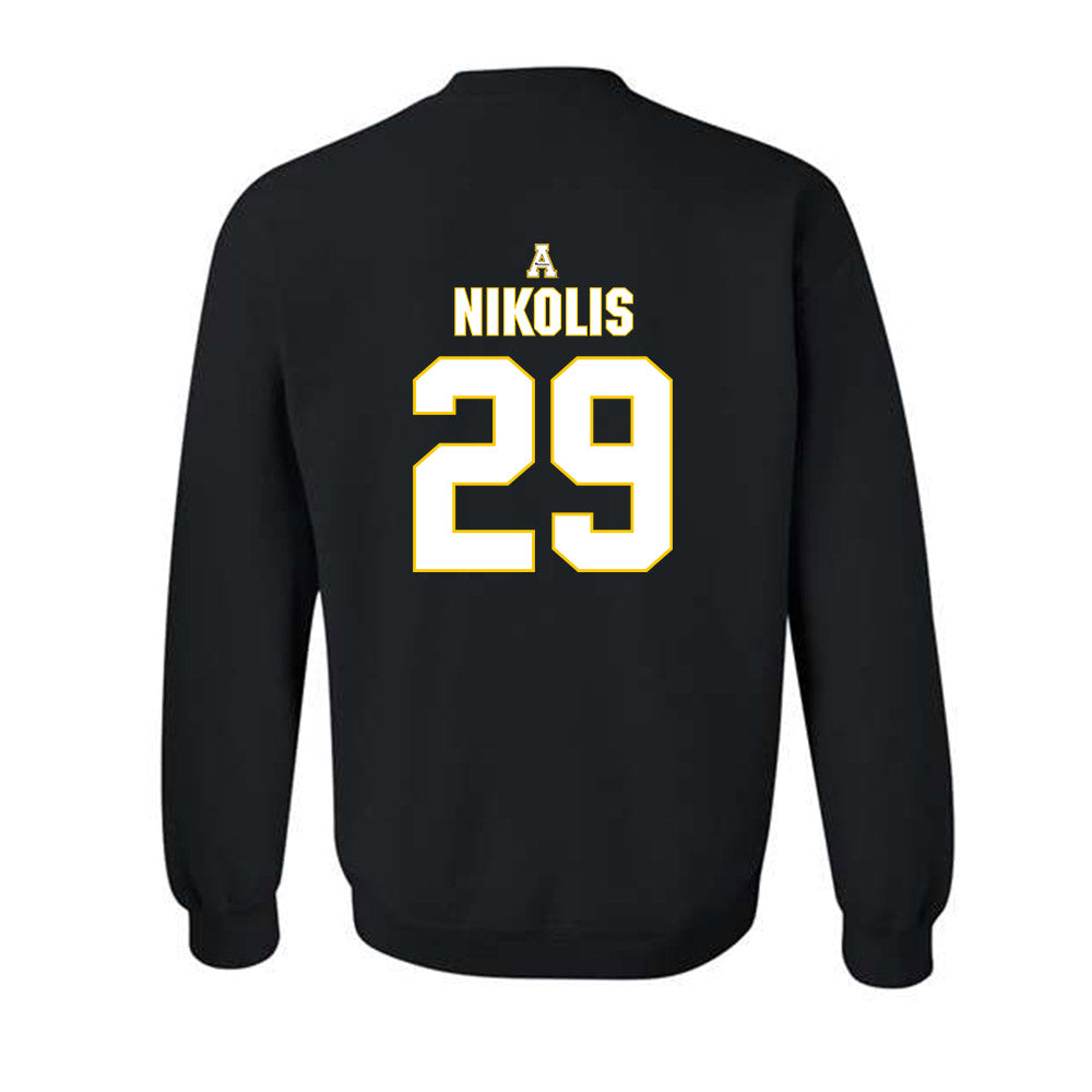 App State - NCAA Baseball : Trevor Nikolis - Replica Shersey Crewneck Sweatshirt-1