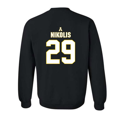 App State - NCAA Baseball : Trevor Nikolis - Replica Shersey Crewneck Sweatshirt-1