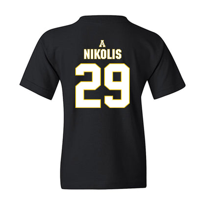 App State - NCAA Baseball : Trevor Nikolis - Replica Shersey Youth T-Shirt-1