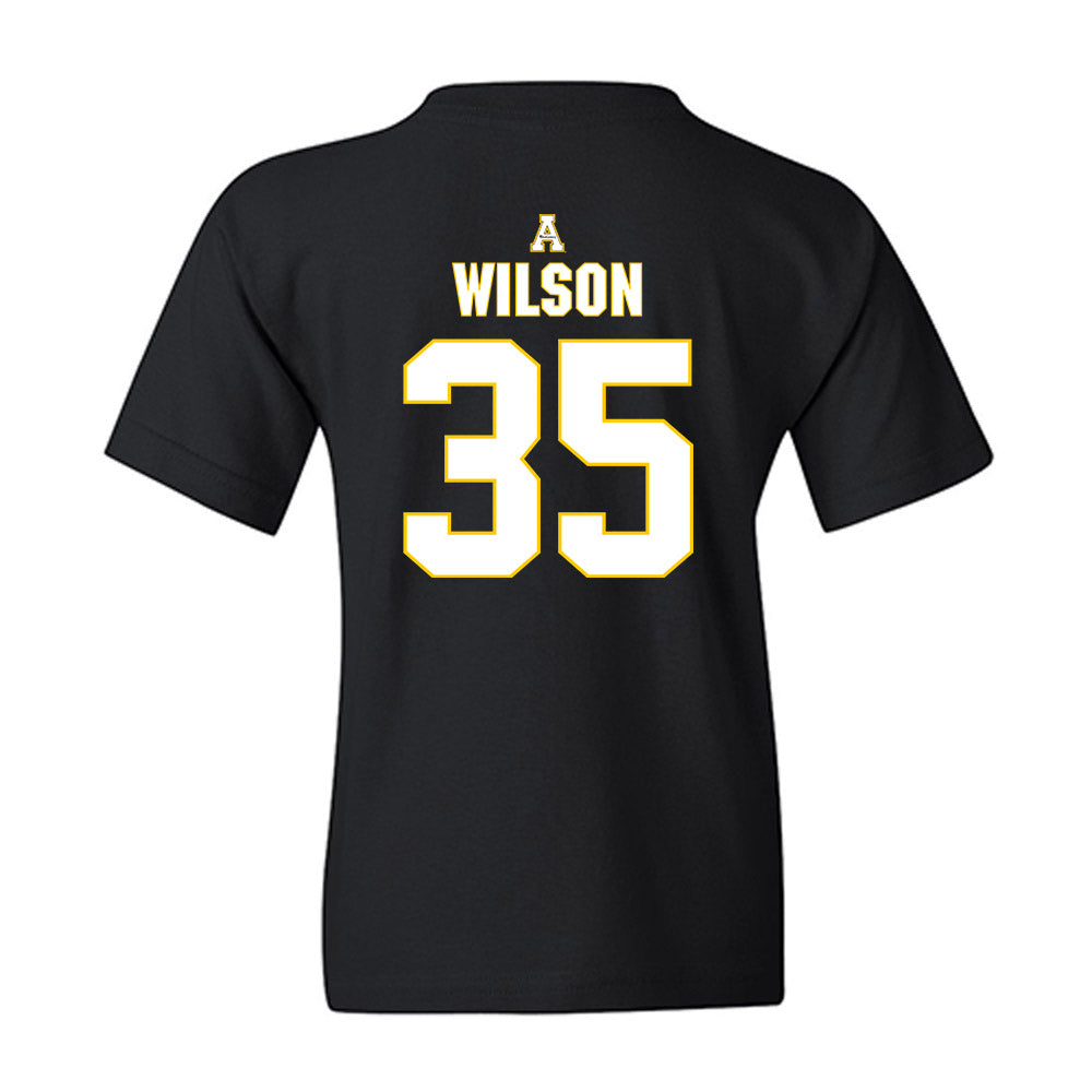 App State - NCAA Baseball : Ethan Wilson - Replica Shersey Youth T-Shirt-1