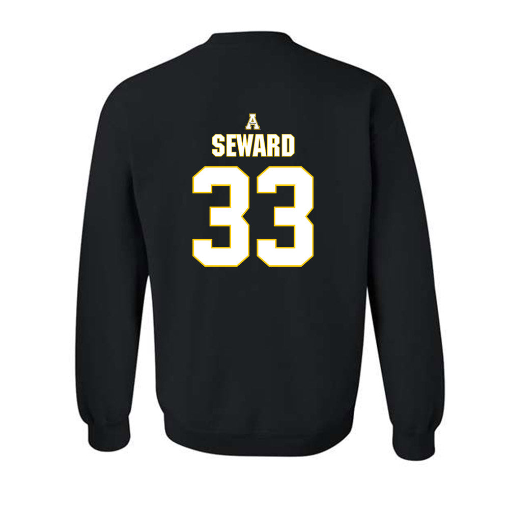 App State - NCAA Baseball : Jalen Seward - Replica Shersey Crewneck Sweatshirt-1