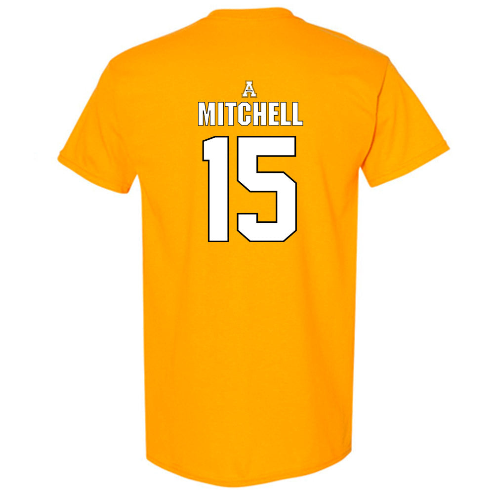 App State - NCAA Football : Alex Mitchell - Replica Shersey T-Shirt-1