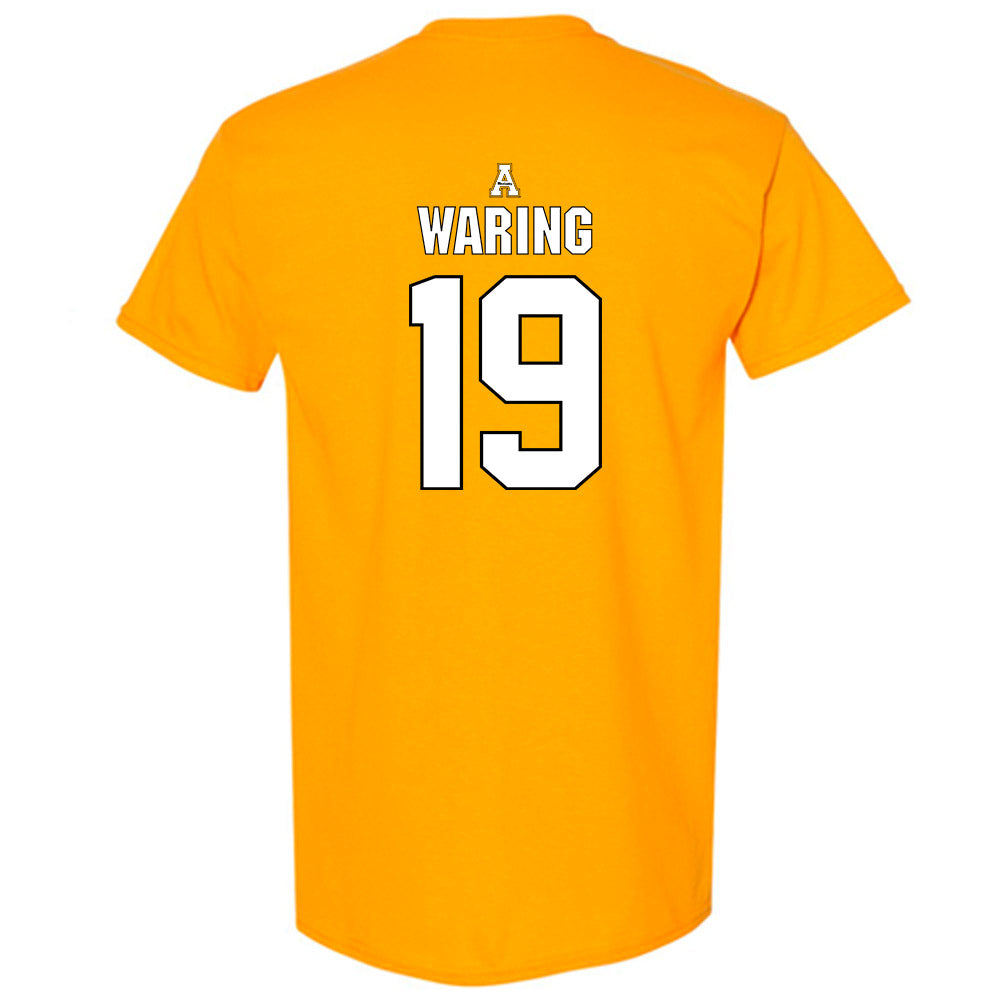 App State - NCAA Football : Christian Waring - Replica Shersey T-Shirt-1
