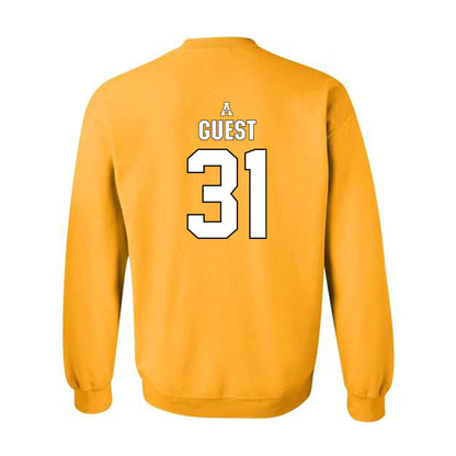 App State - NCAA Football : Max Guest - Replica Shersey Crewneck Sweatshirt-1