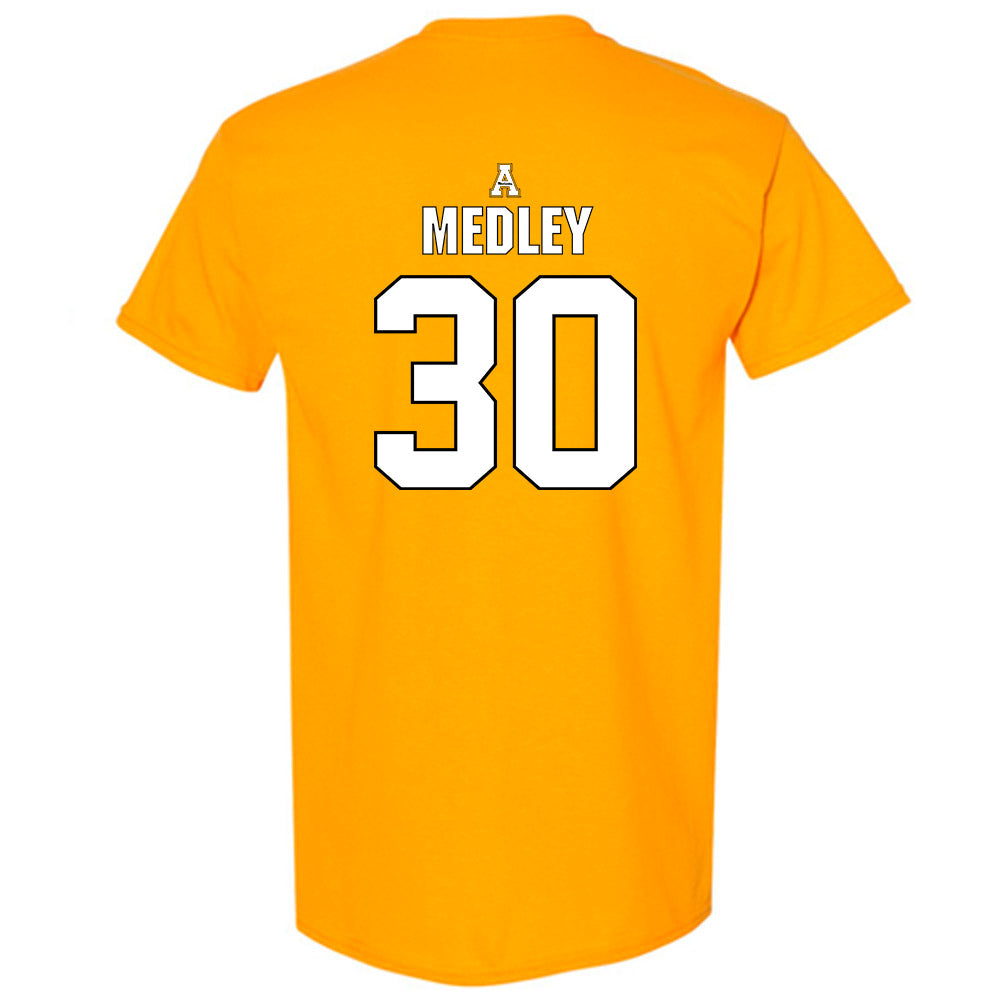 App State - NCAA Football : Dorrian Medley - Replica Shersey T-Shirt-1