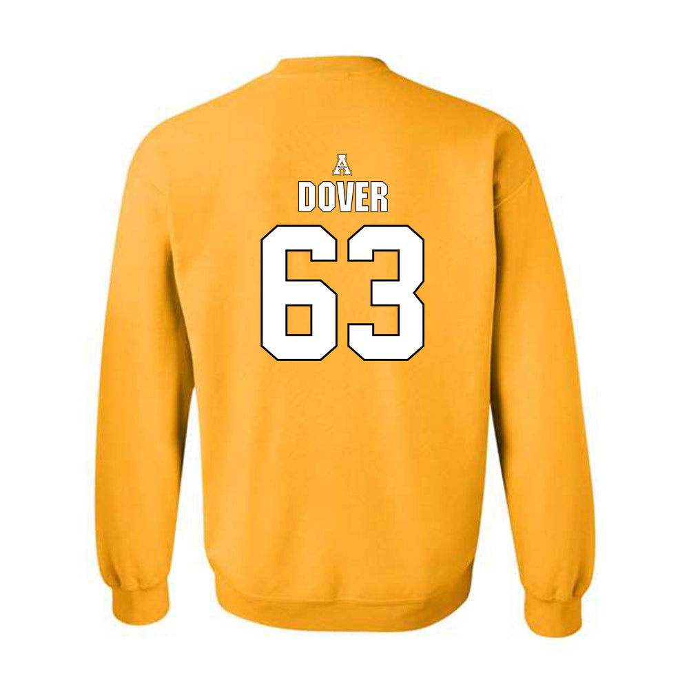 App State - NCAA Football : Scottland Dover - Replica Shersey Crewneck Sweatshirt-1