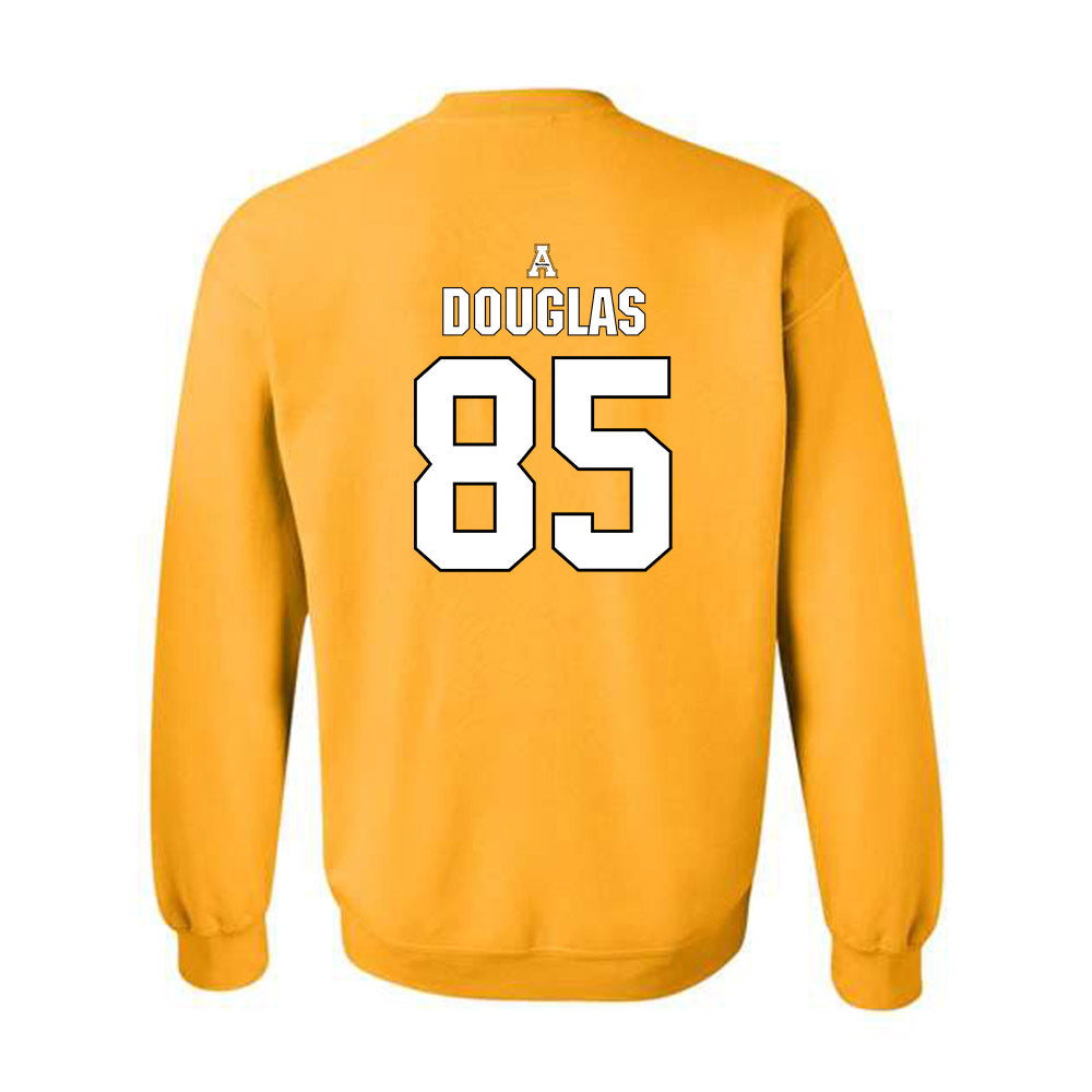 App State - NCAA Football : Luke Douglas - Replica Shersey Crewneck Sweatshirt-1