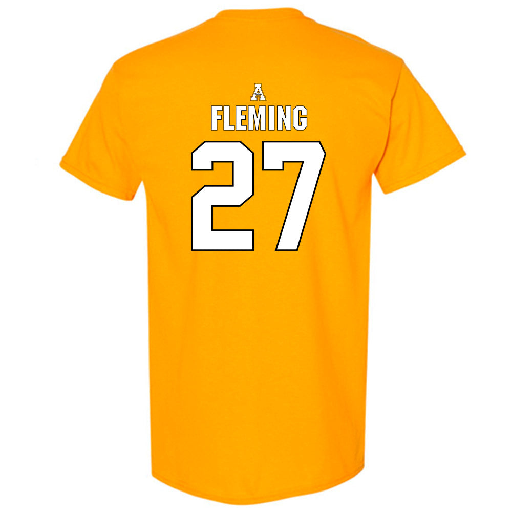 App State - NCAA Football : Cam Fleming - Replica Shersey T-Shirt-1