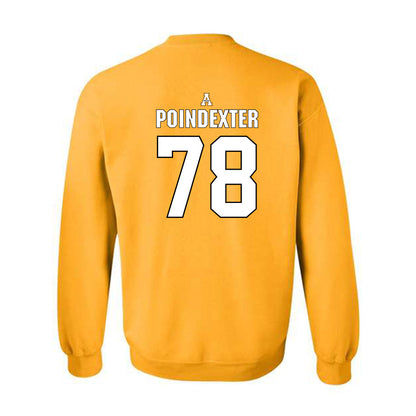 App State - NCAA Football : Tyriq Poindexter - Replica Shersey Crewneck Sweatshirt-1