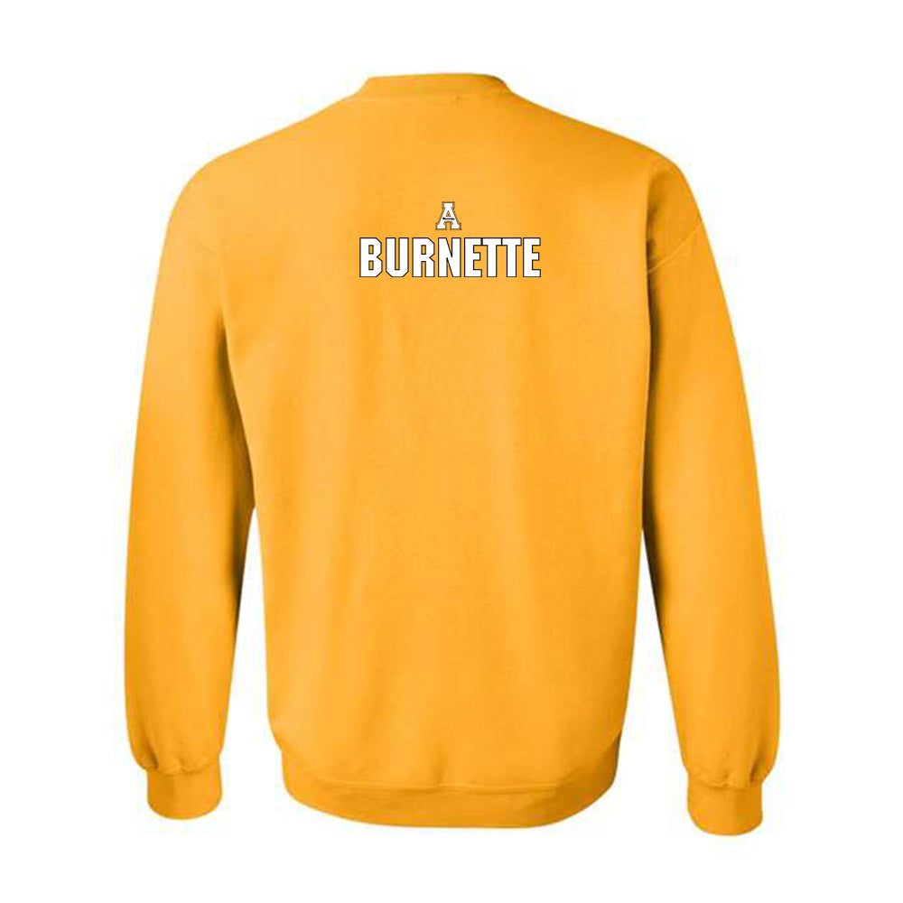 App State - NCAA Football : J'Marion Burnette - Replica Shersey Crewneck Sweatshirt-1