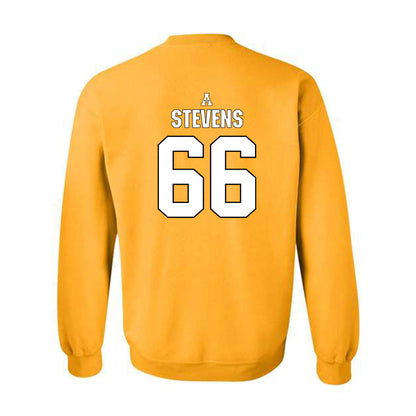 App State - NCAA Football : Danny Stevens - Replica Shersey Crewneck Sweatshirt-1