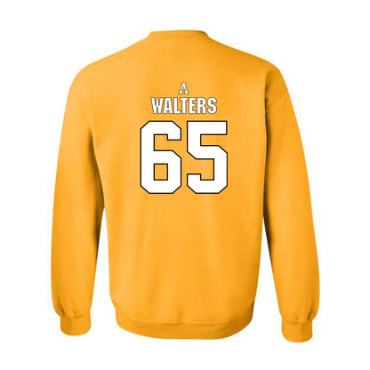 App State - NCAA Football : Mac Walters - Replica Shersey Crewneck Sweatshirt-1