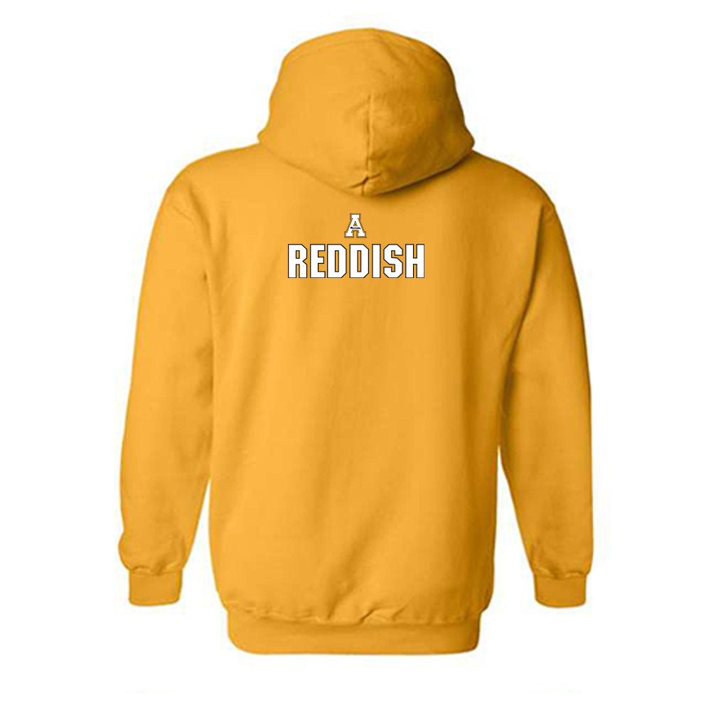 App State - NCAA Football : Joe Reddish - Replica Shersey Hooded Sweatshirt-1