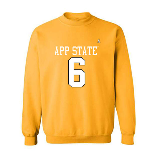 App State - NCAA Football : Christopher Lofton jr - Replica Shersey Crewneck Sweatshirt-0