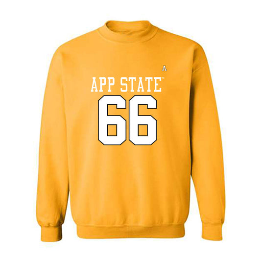 App State - NCAA Football : Danny Stevens - Replica Shersey Crewneck Sweatshirt-0