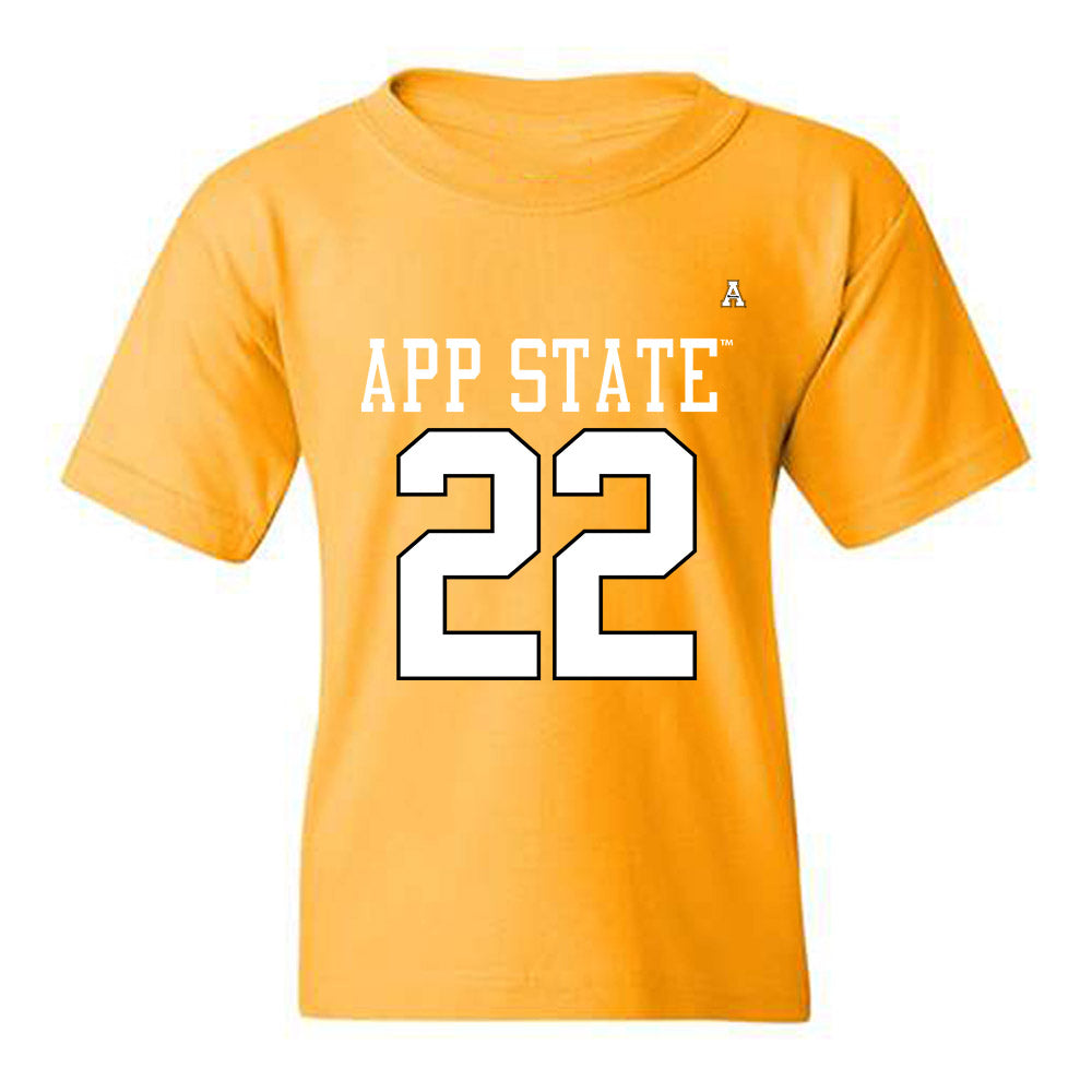 App State - NCAA Football : Bryant "BJ" Junius - Replica Shersey Youth T-Shirt-0