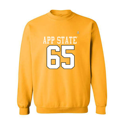 App State - NCAA Football : Mac Walters - Replica Shersey Crewneck Sweatshirt-0