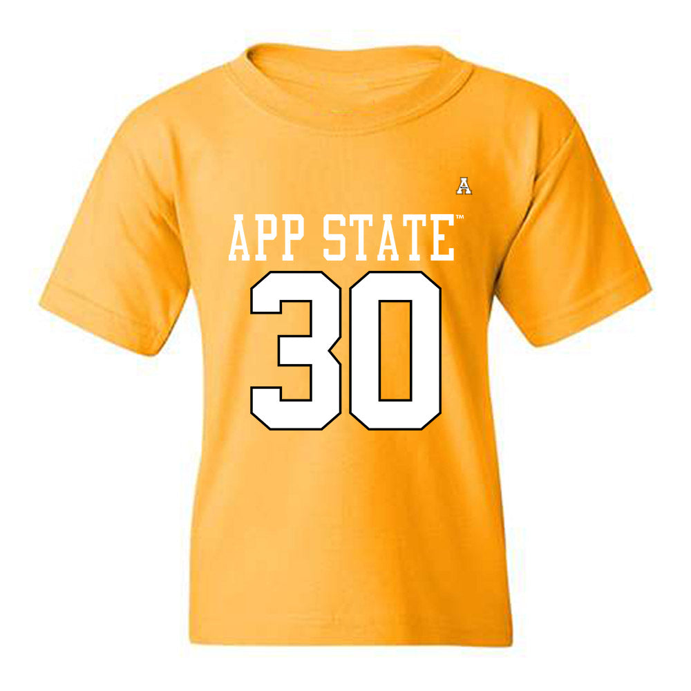 App State - NCAA Football : Dorrian Medley - Replica Shersey Youth T-Shirt-0