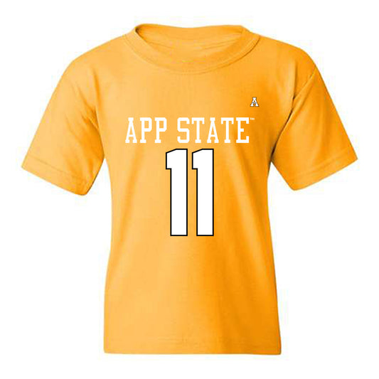App State - NCAA Football : Ja'Quez Cross - Replica Shersey Youth T-Shirt-0