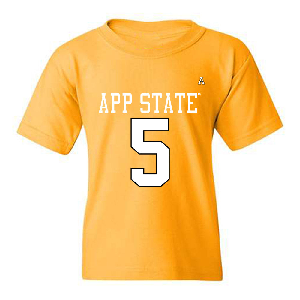 App State - NCAA Football : Jaquari Lewis - Replica Shersey Youth T-Shirt-0