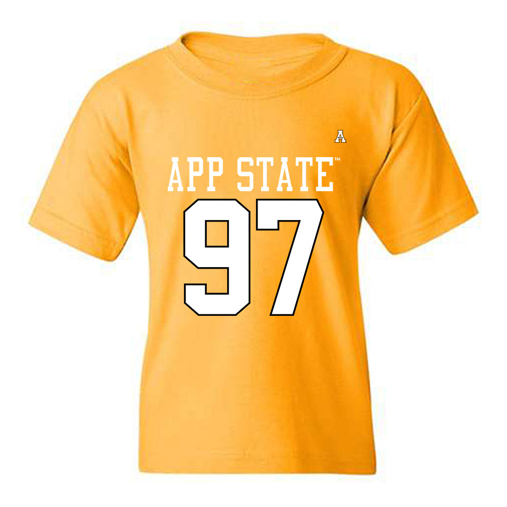 App State - NCAA Football : Xavier Joseph - Replica Shersey Youth T-Shirt-0
