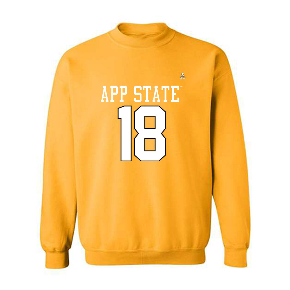 App State - NCAA Football : Syncere Berry - Replica Shersey Crewneck Sweatshirt-0