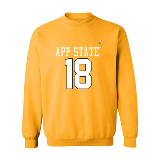 App State - NCAA Football : Syncere Berry - Replica Shersey Crewneck Sweatshirt-0