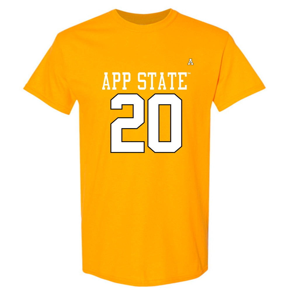 App State - NCAA Football : Eric Adams - Replica Shersey T-Shirt-0