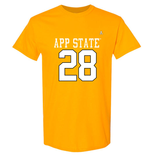 App State - NCAA Football : Cash Brown - Replica Shersey T-Shirt-0