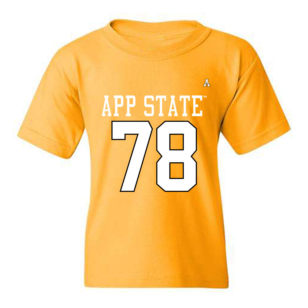 App State - NCAA Football : Tyriq Poindexter - Replica Shersey Youth T-Shirt-0