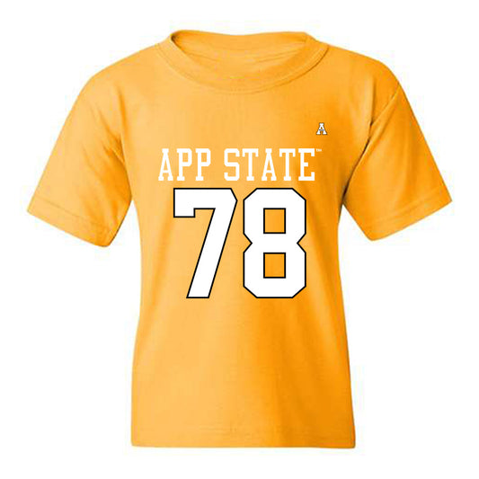 App State - NCAA Football : Tyriq Poindexter - Replica Shersey Youth T-Shirt-0