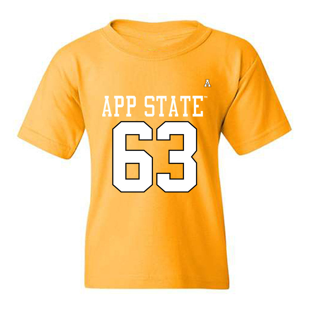 App State - NCAA Football : Scottland Dover - Replica Shersey Youth T-Shirt-0