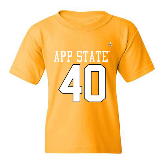 App State - NCAA Football : Jaxson Dunn - Replica Shersey Youth T-Shirt-0