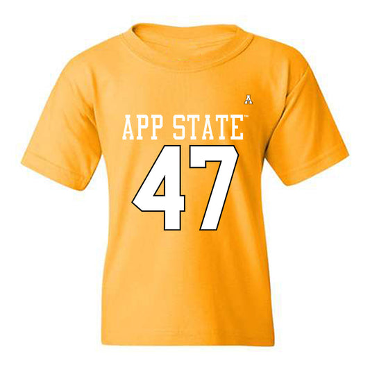 App State - NCAA Football : Hardy Butler - Replica Shersey Youth T-Shirt-0