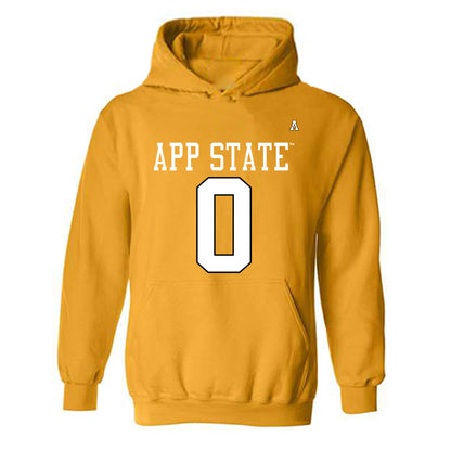 App State - NCAA Football : Sam Pickett III - Replica Shersey Hooded Sweatshirt-0