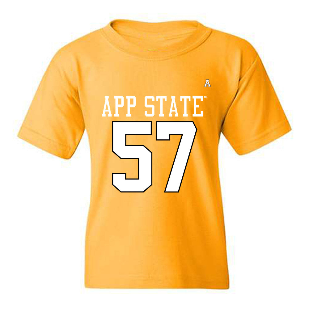 App State - NCAA Football : Devon Manuel - Replica Shersey Youth T-Shirt-0