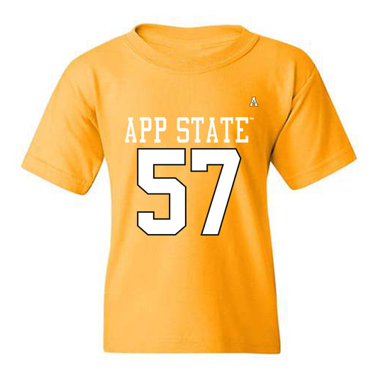 App State - NCAA Football : Devon Manuel - Replica Shersey Youth T-Shirt-0